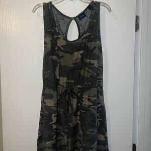 Camouflage Sleeveless Dress